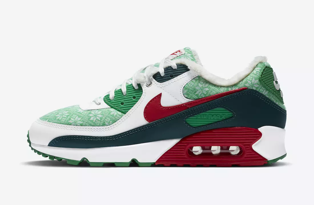 Ημερομηνία κυκλοφορίας Nike Air Max 90 Nordic Christmas DC1607-100