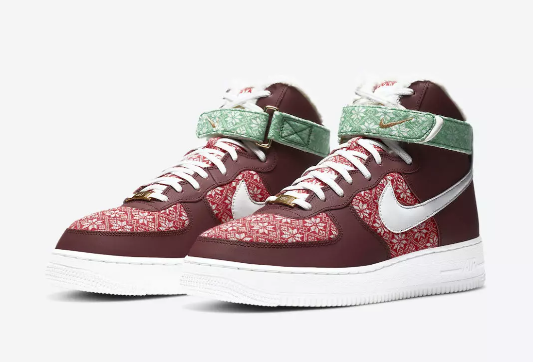 Nike Air Force 1 High Christmas DC1620-600 Tarikh Tayangan