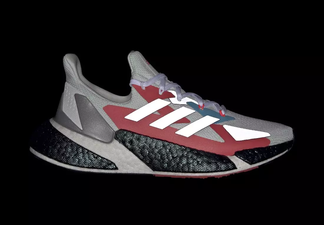 adidas X9000L4 s růžovými a reflexními detaily