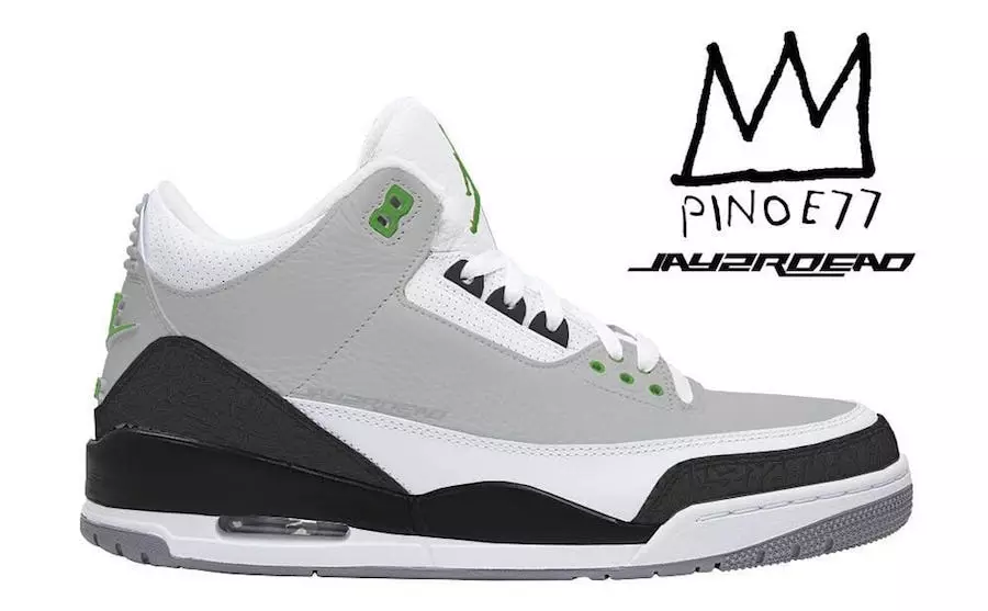 Air Jordan 3 хлорофилл