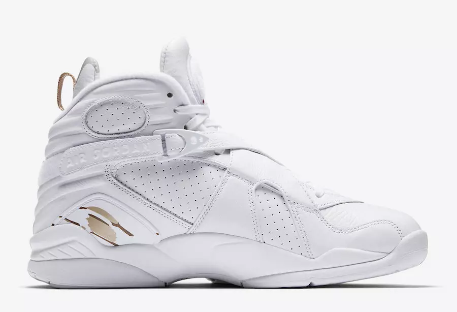 OVO Air Jordan 8 White תאריך יציאה AA1239-135