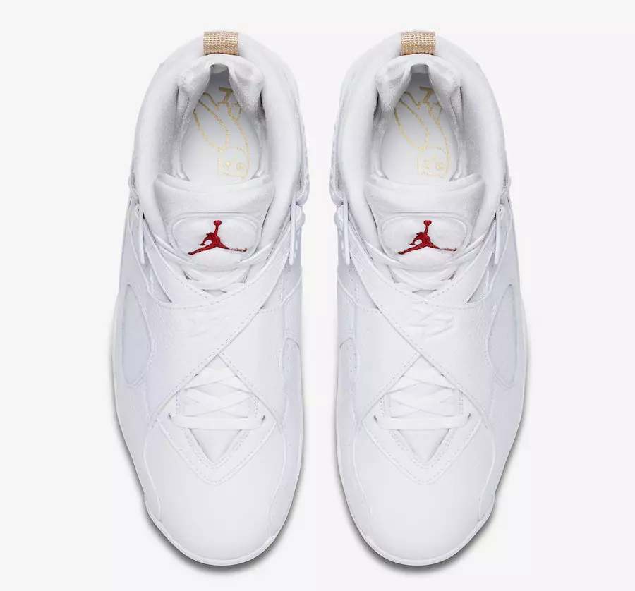 OVO Air Jordan 8 Blancas Fecha de lanzamiento AA1239-135