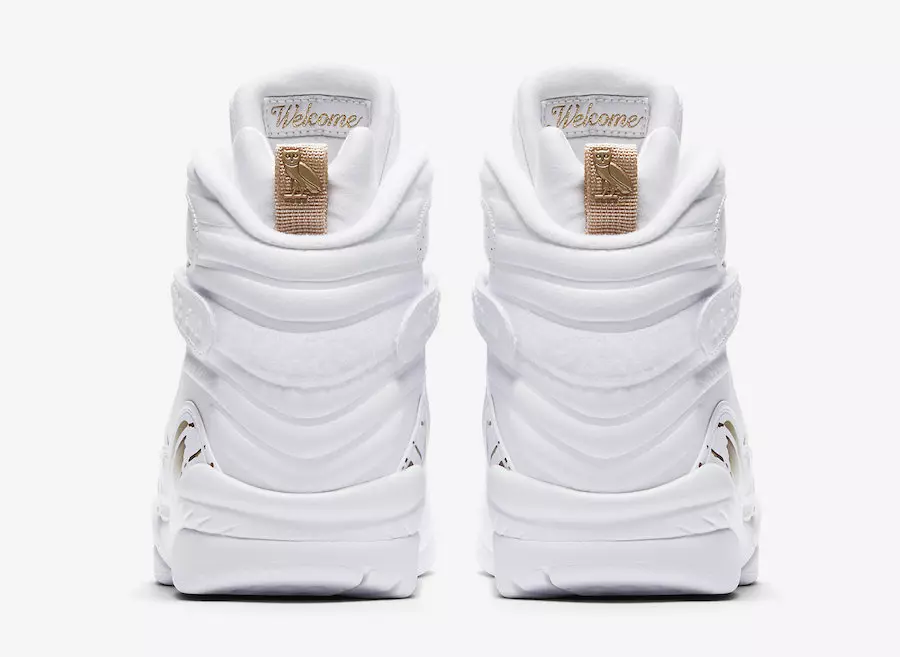 OVO Air Jordan 8 White Udgivelsesdato AA1239-135