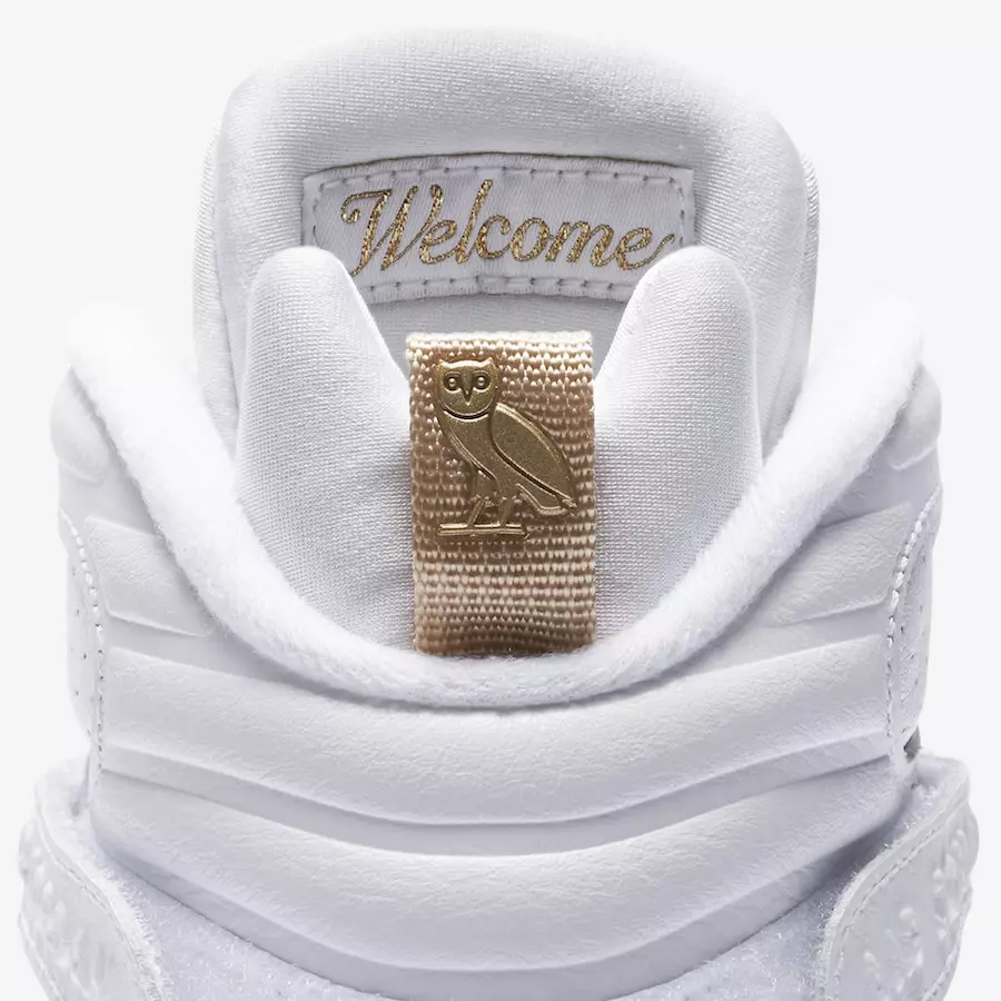 OVO Air Jordan 8 White Дата выпуску AA1239-135