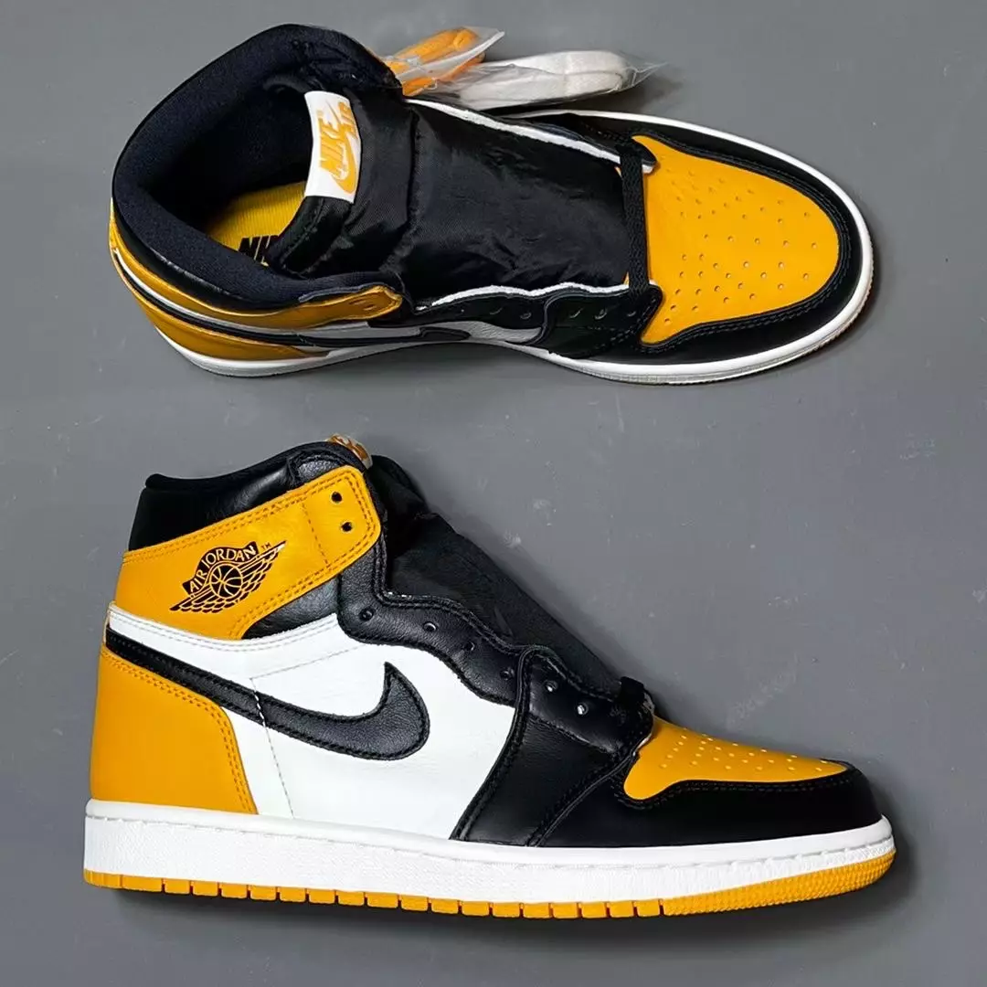 Air Jordan 1 Taxi Yellow Toe 555088-711 Шығарылым күні бағасы