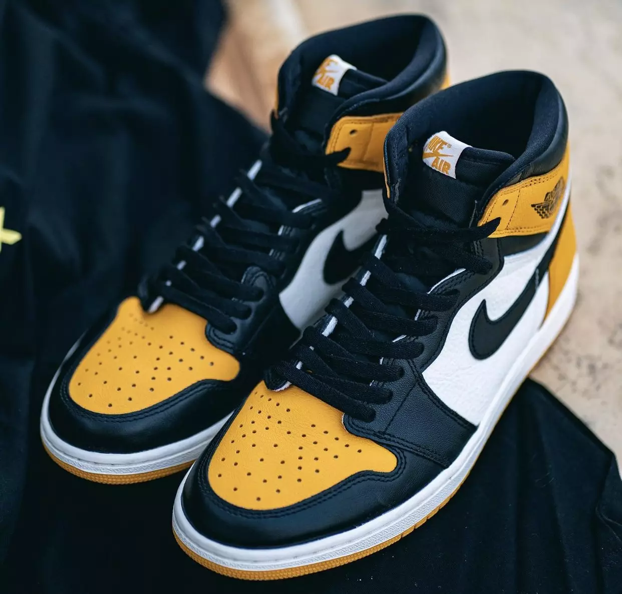 Air Jordan 1 Yellow Toe Taxi 555088-711 ဖြန့်ချိသည့်ရက်စွဲ