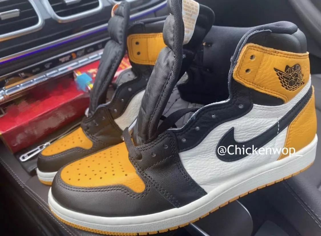 Air Jordan 1 Yellow Toe Taxi 555088-711 Tanggal Rilis