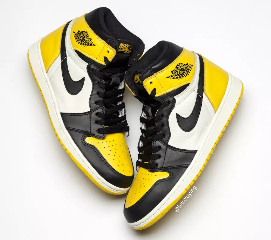 Air Jordan 1 gele teen 2022