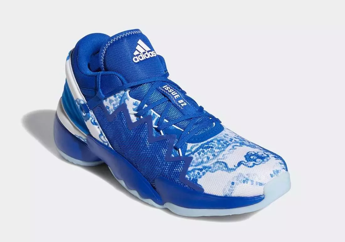 adidas DON Issue 2 Royal Blue White FX7426 Fecha de lanzamiento