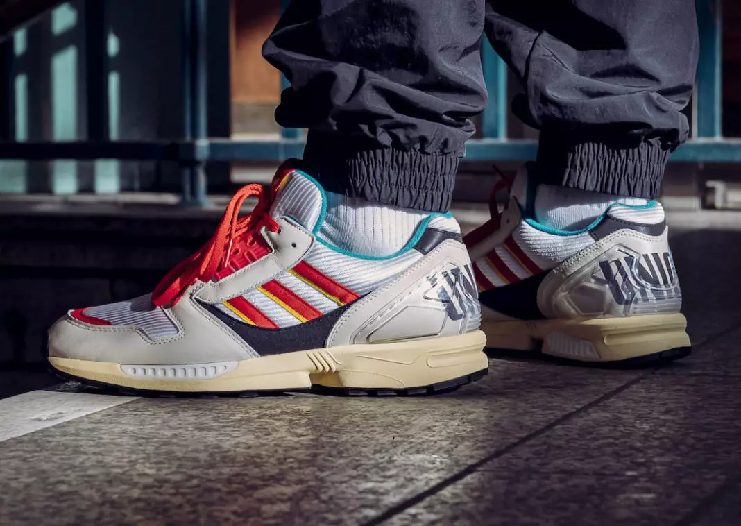 Дата выпуска кроссовок Union Berlin adidas ZX 8000 GZ7974