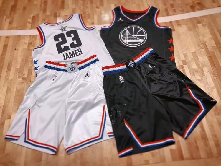 NBA 2019 All-Star униформи фланелки