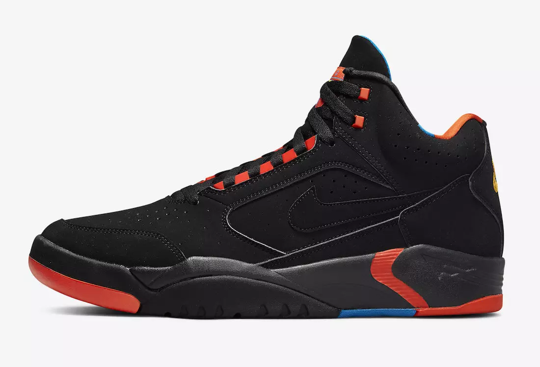 Nike Air Flight Lite Mid Black Team laranja imperial azul DQ7687-001 Data de lançamento