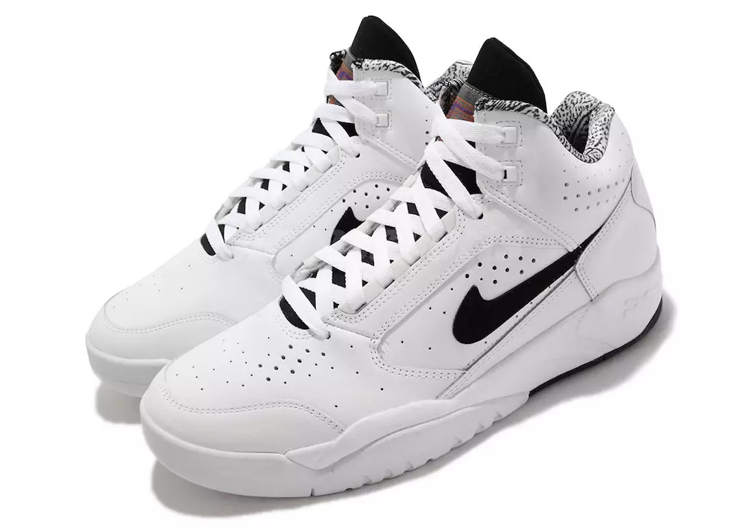 Nike Air Flight Lite מיט ווייַס שווארצע DJ2518-100 מעלדונג טאָג