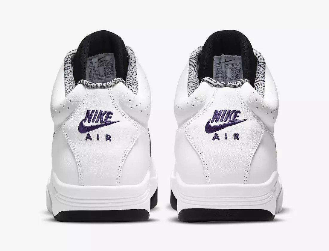 Nike Air Flight Lite Mid White Black DJ2518-100 2021 Chiqarilgan Sana