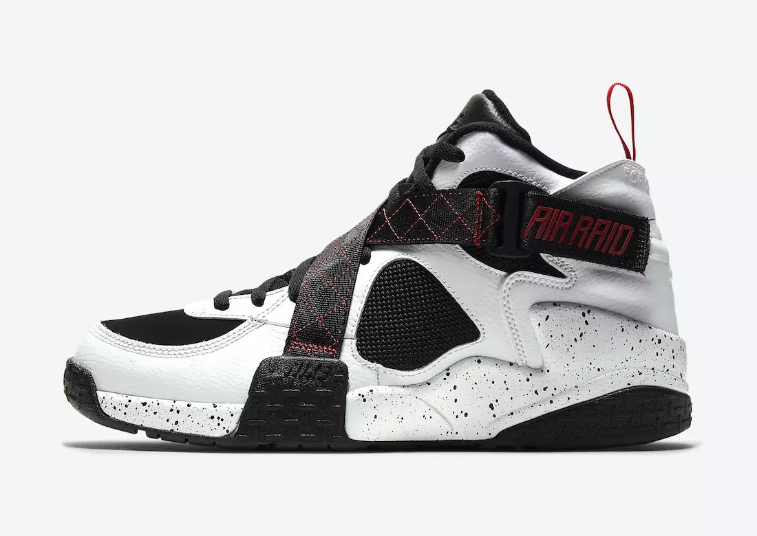 Nike Air Raid Biały Czarny Czerwony DD8559-100 Data premiery