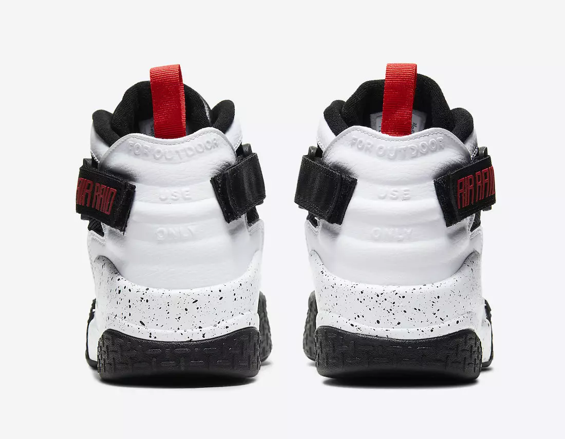 Nike Air Raid White Black Red DD8559-100 تاريخ الإصدار