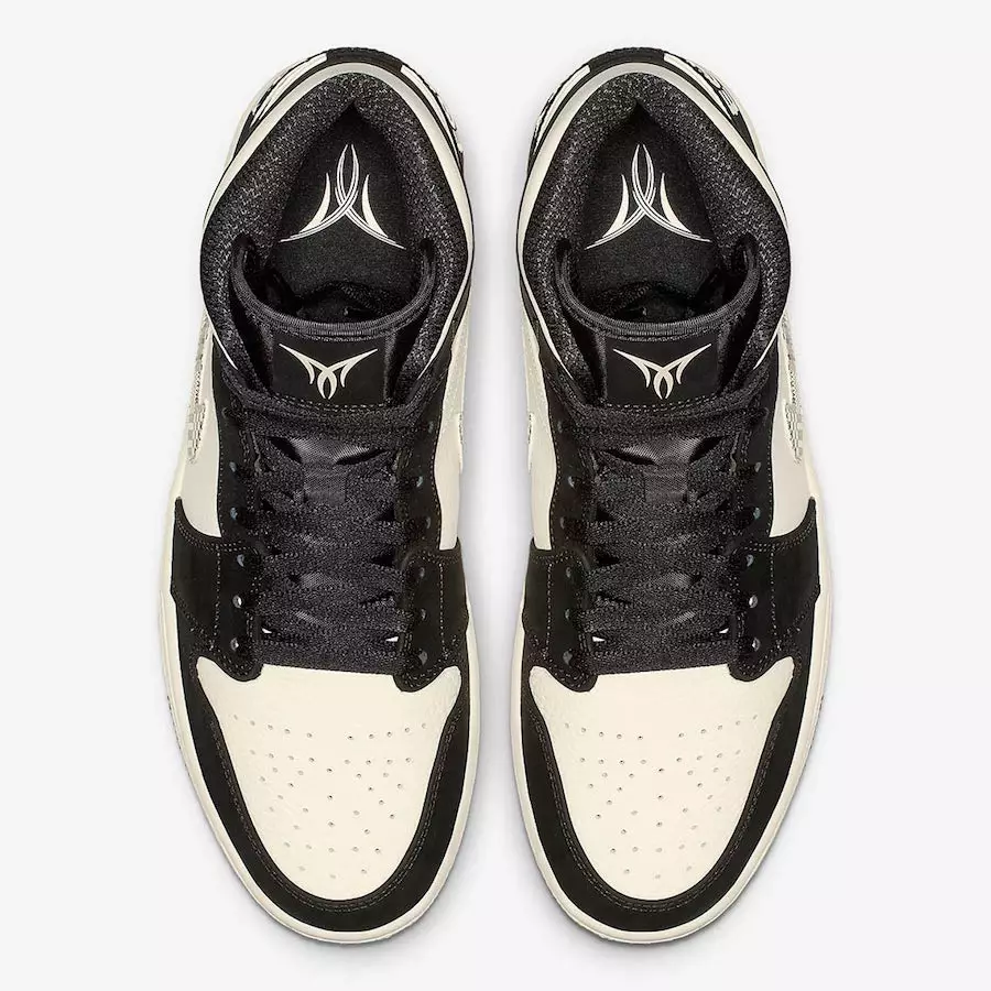 Air Jordan 1 Миёна баробарӣ 852542-010 Санаи озод