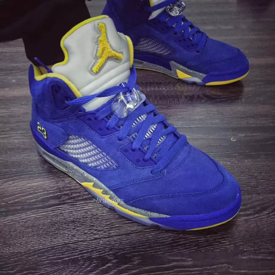 Air Jordan 5 JSP Laney Varsity Royal Light Charcoal Varsity Maize CD2720-400 Julkaisupäivä