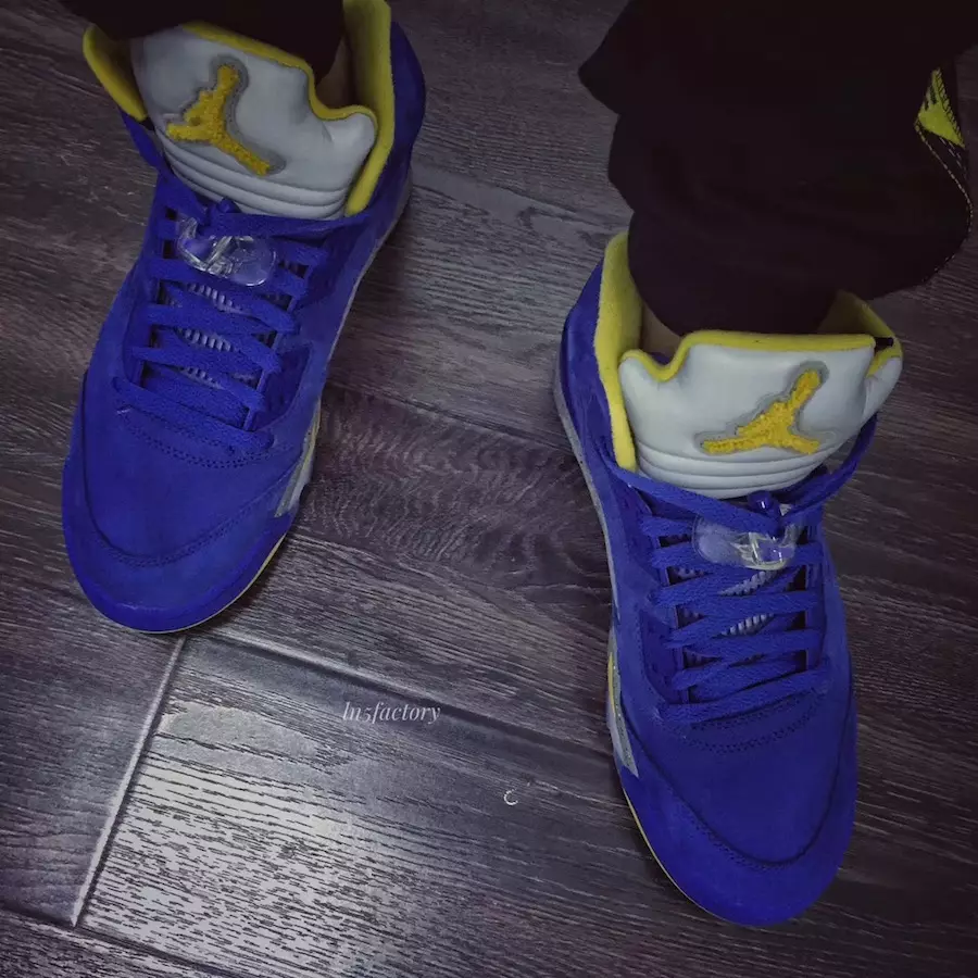 Air Jordan 5 JSP Laney Varsity Royal Light Charcoal Varsity Maize CD2720-400 Дата на издаване