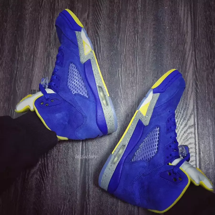 Air Jordan 5 JSP Laney Varsity Royal Light Charcoal Varsity Maize CD2720-400 Izdošanas datums