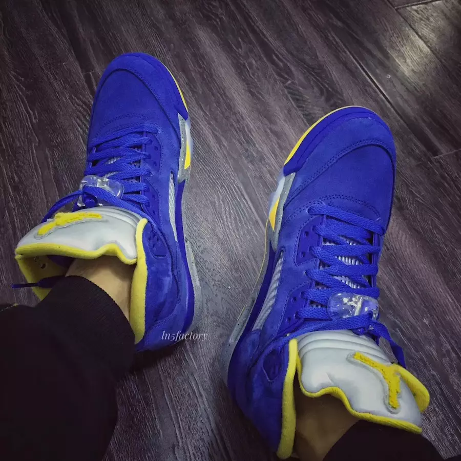 Air Jordan 5 JSP Laney Varsity Royal Light Charcoal Varsity Maize CD2720-400 Дата выпуска