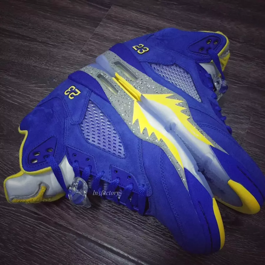 Air Jordan 5 JSP Laney Varsity Royal Light Charcoal Varsity Maize CD2720-400 Udgivelsesdato