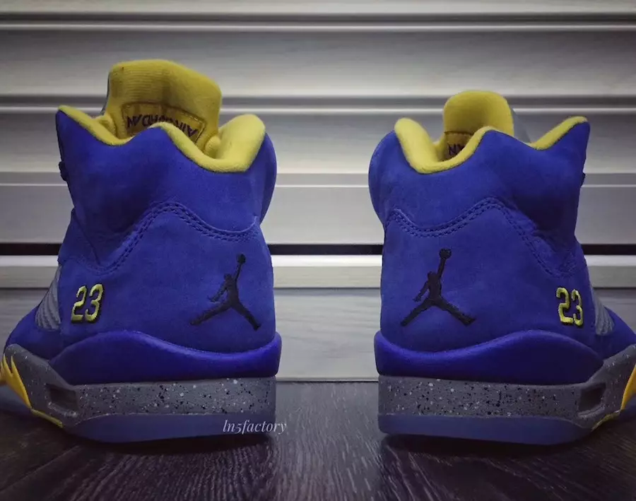 Air Jordan 5 JSP Laney Varsity Royal Light Charcoal Varsity Maize CD2720-400 Датум на издавање