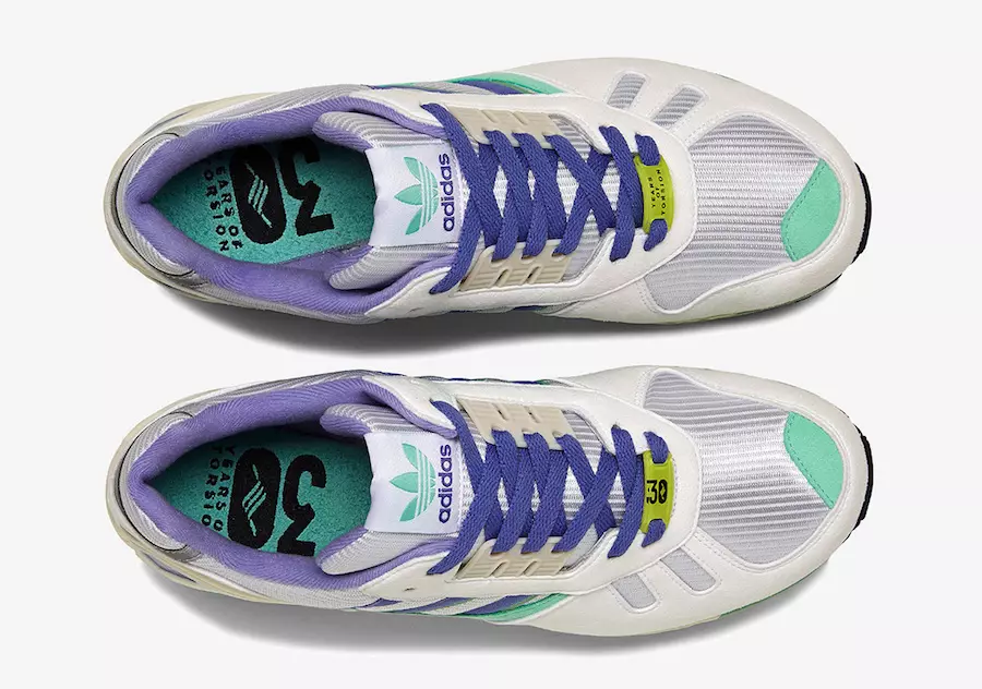 Adidas ZX 7000 White Lilac Green FU8404 Datum izdaje