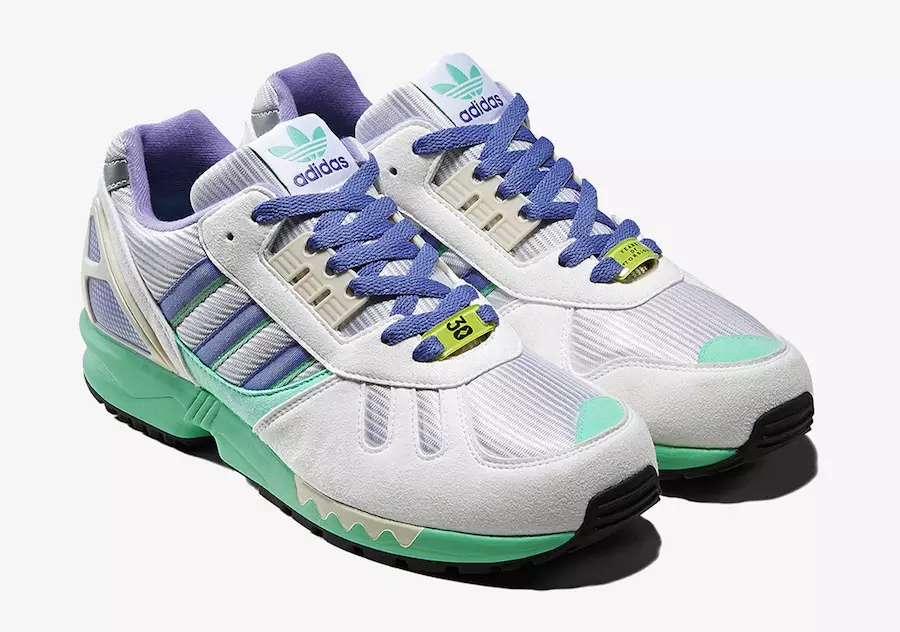 adidas ZX 7000 לבן לילך ירוק FU8404 תאריך יציאה