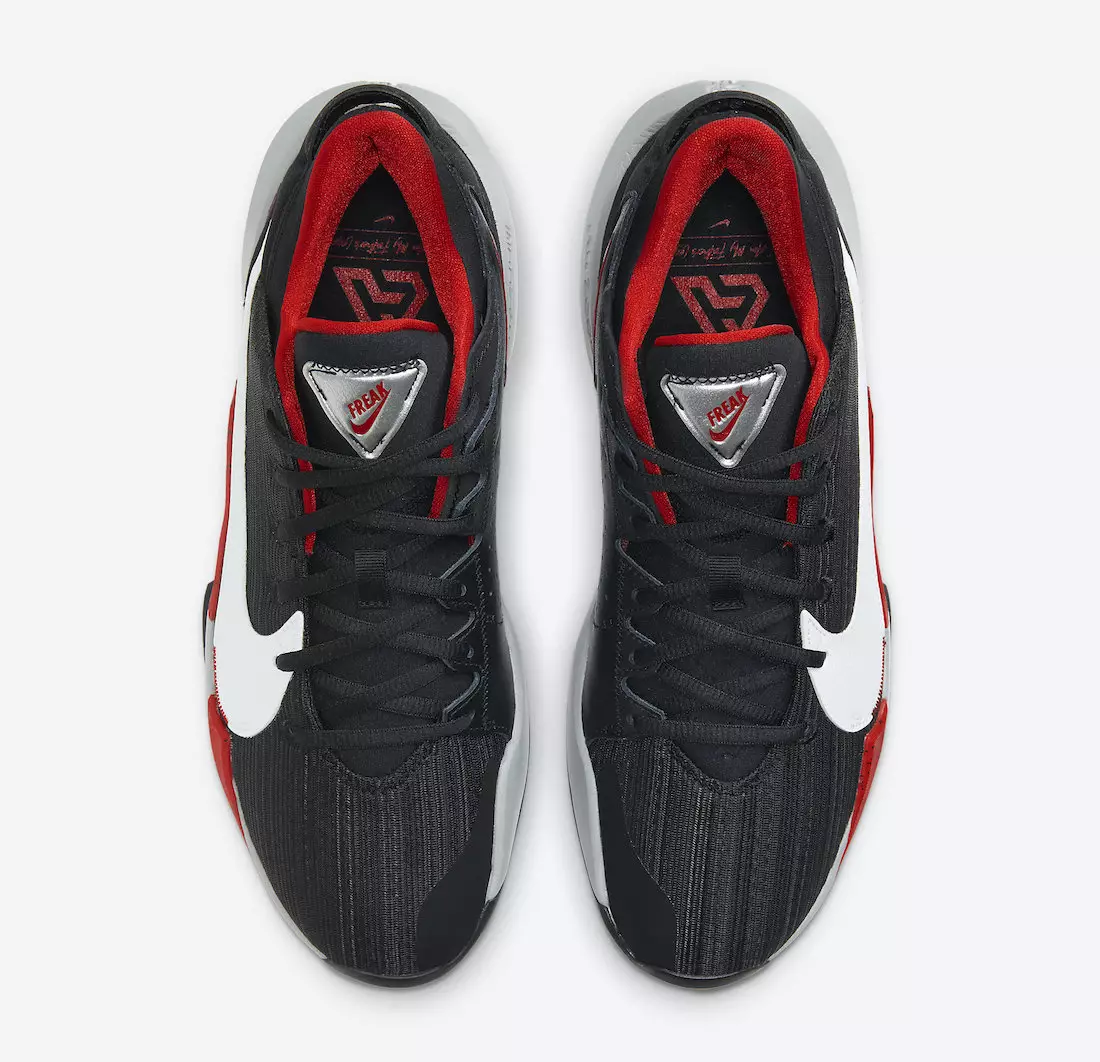 Nike Zoom Freak 2 Noir Blanc Université Rouge CK5424-003 Date de sortie