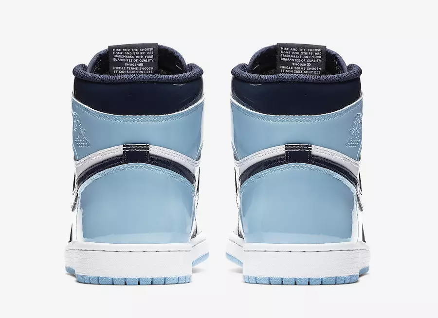 Air Jordan 1 Blue Chill Womens CD0461-401 מעלדונג טאָג