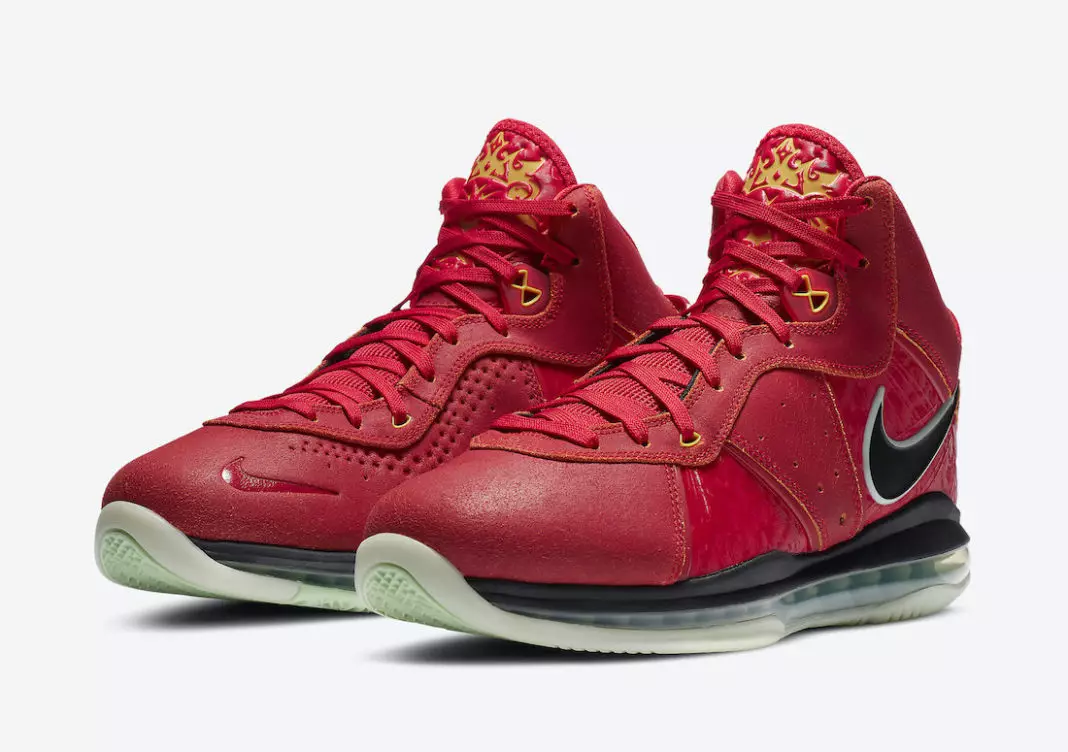 Nike LeBron 8 Gym Red CT5330-600 худалдаанд гарсан огноо