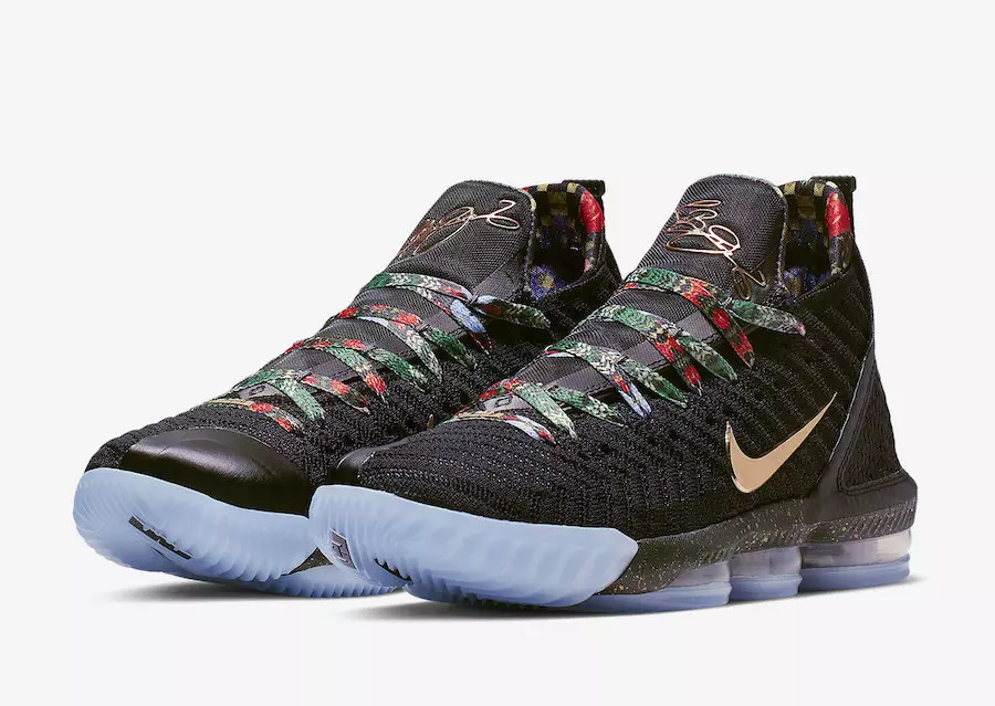 Nike LeBron 16 pulksteņa Kings Throne CI1518-001 izlaišanas datums