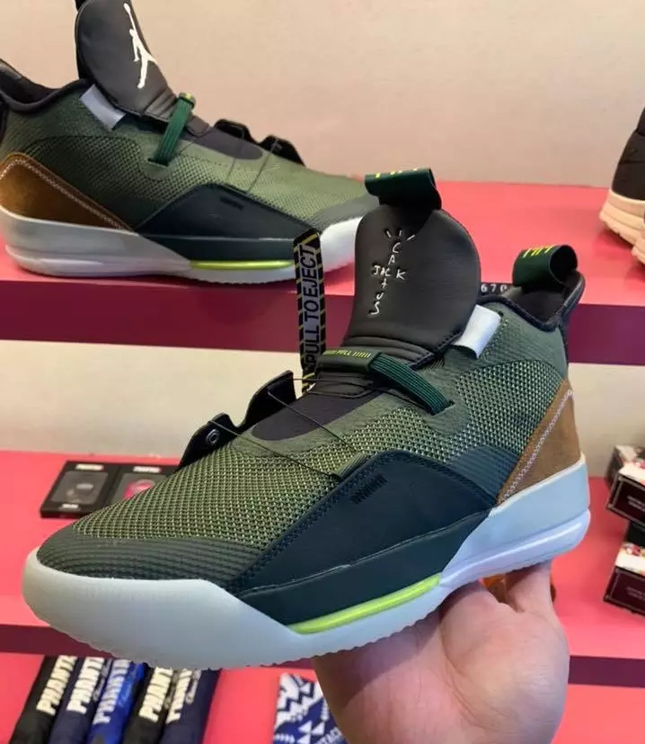 Travis Scott Air Jordan 33 NRG တပ်မတော် သံလွင် CD5965-300 ဖြန့်ချိသည့်ရက်စွဲ