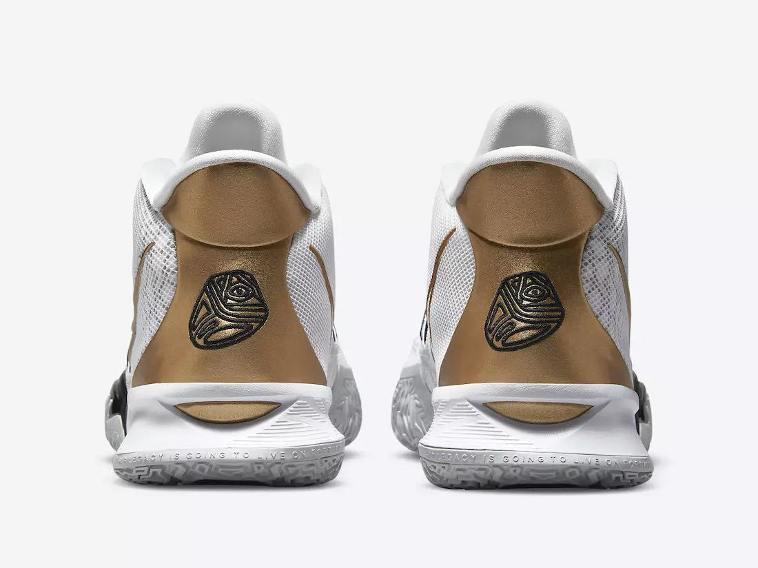 Nike Kyrie 7 Wit Zwart Goud CQ9326-101 Releasedatum