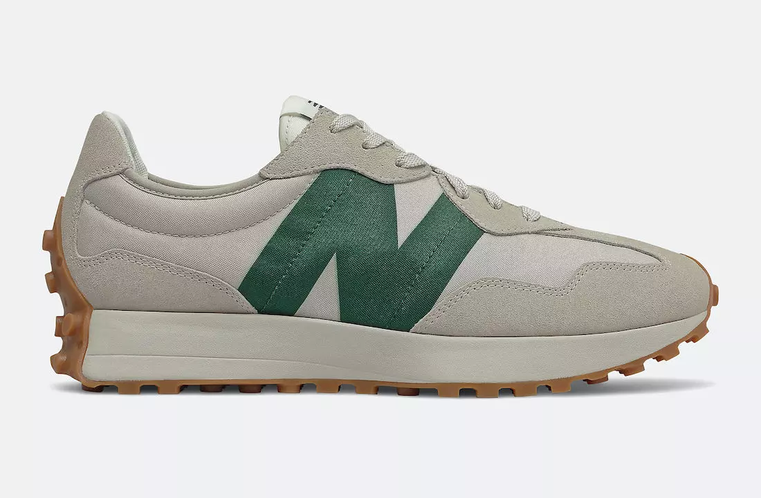 New Balance 327 saapuu Timberwolfiin ja Greeniin