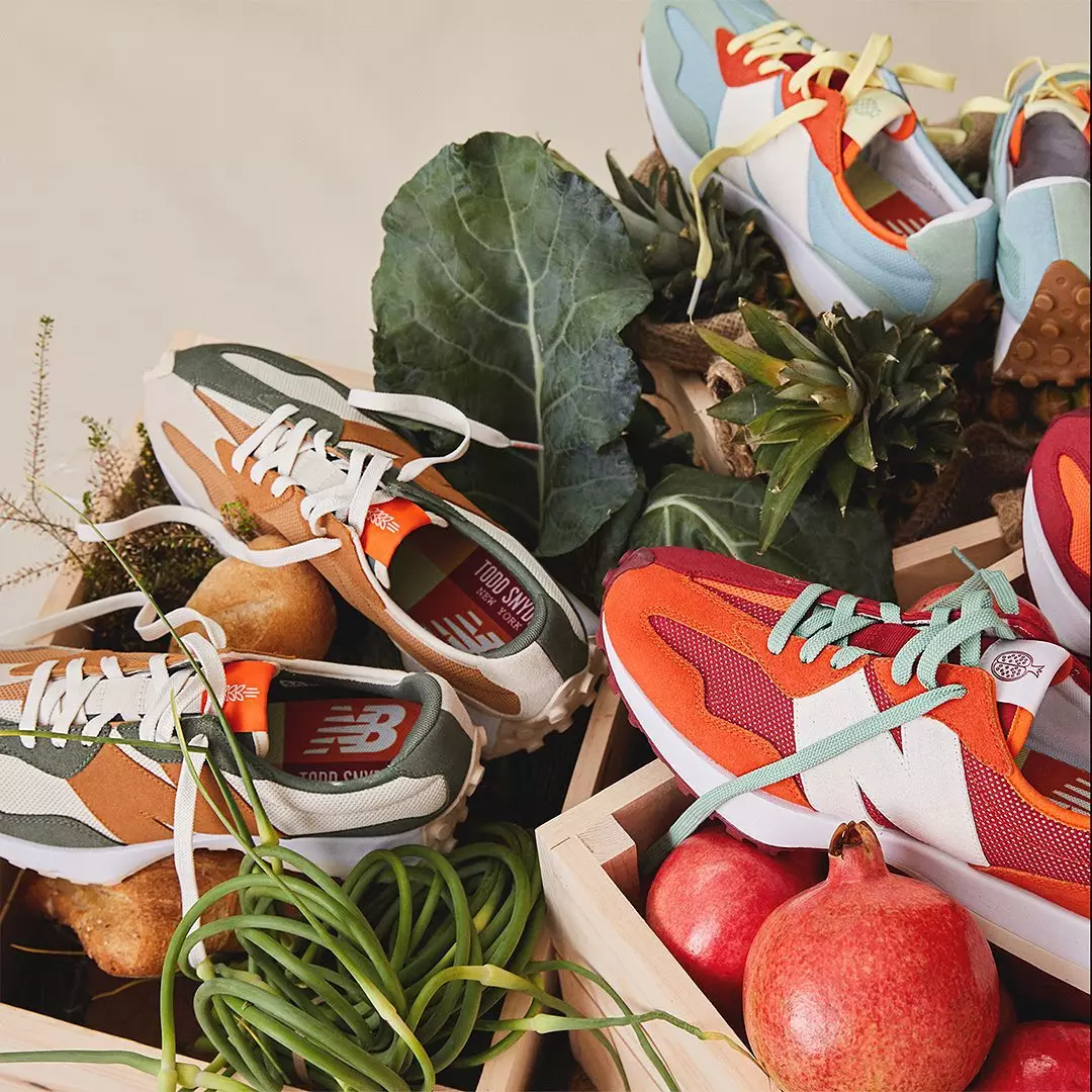 Todd Snyder New Balance 327 Farmers Market Pack išleidimo data