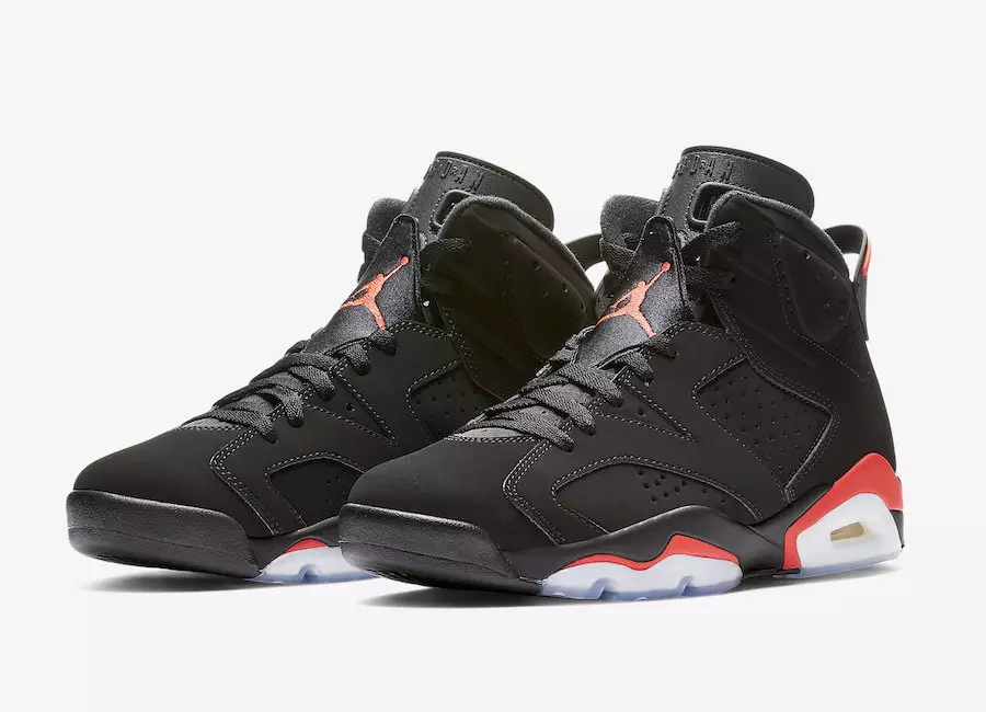 Offizielle Fotos des Air Jordan 6 „Black Infrared“