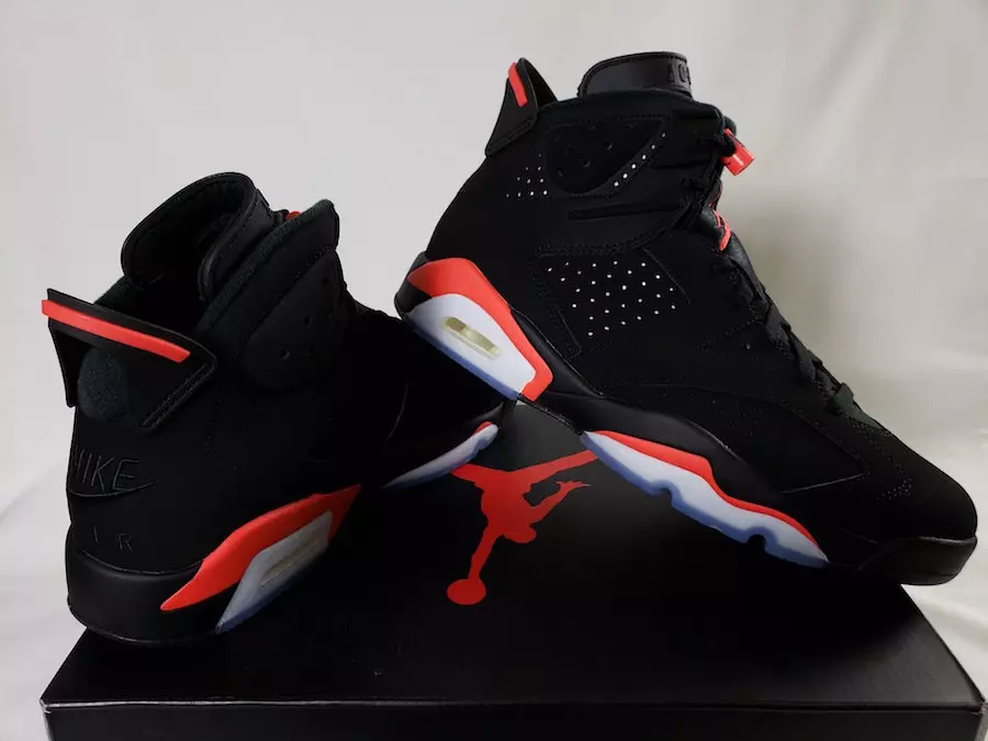 Air Jordan 6 Retro Infrared 2019 ဖြန့်ချိသည့်ရက်စွဲ