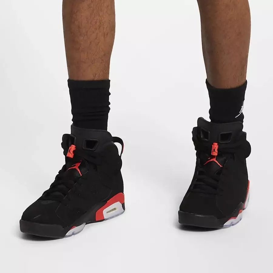 Aer Jordan 6 OG Infridhearg Dubh Ar-Cosa