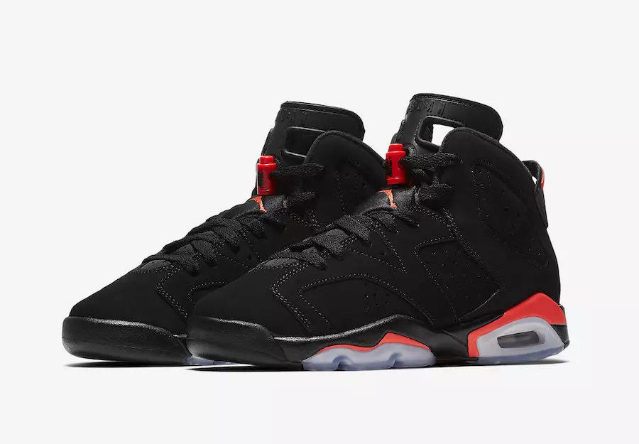 Air Jordan 6 Infravörös GS Grade School 384665-060 Megjelenés dátuma