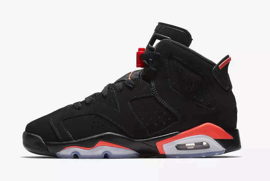 Air Jordan 6 Infrared GS Grade School 384665-060 Data de llançament