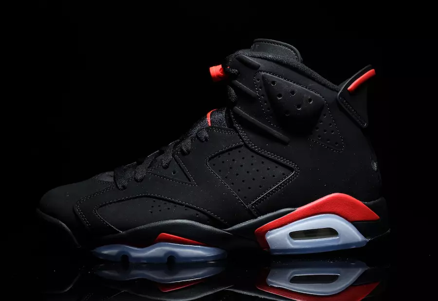 Air Jordan 6 Black Infrared 384664-060 2019 Ռետրո թողարկման ամսաթիվ