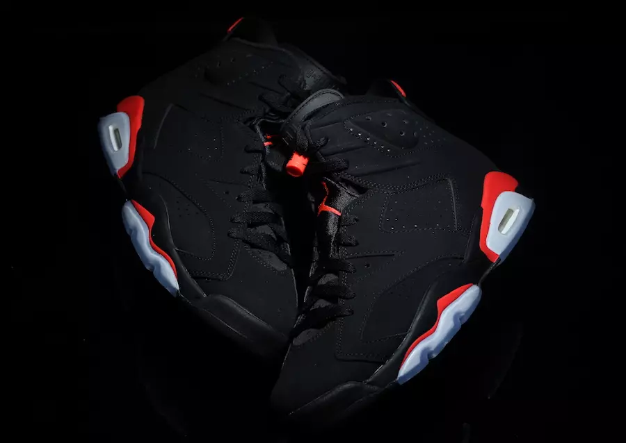 Air Jordan 6 Black Infrared 384664-060 2019 Retro izlaišanas datums