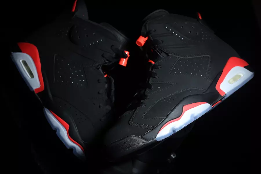 Air Jordan 6 Black Infrared 384664-060 2019 Retro utgivelsesdato