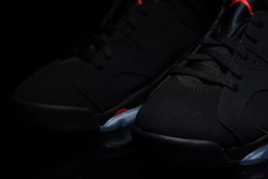 Air Jordan 6 Qara İnfraqırmızı 384664-060 2019 Retro Buraxılış Tarixi