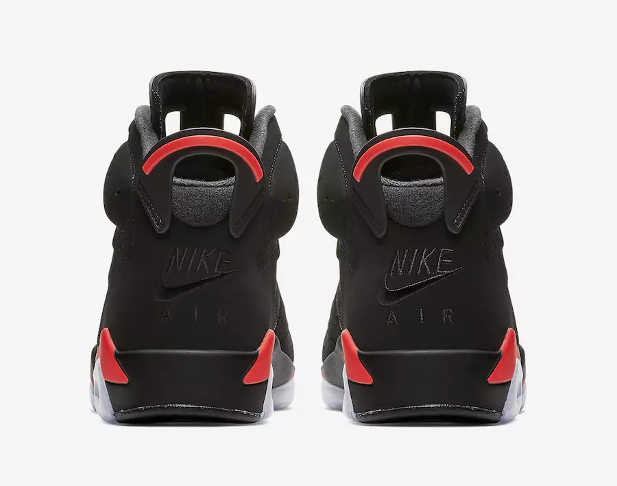 Air Jordan 6 Хар хэт улаан туяаны 2019 Retro 384664-060 худалдаанд гарсан огнооны үнэ