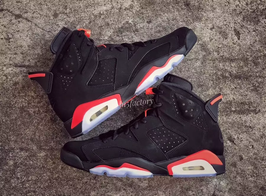 Air Jordan 6 Zwart Infrarood 2019 Retro 384664-060 Releasedatum