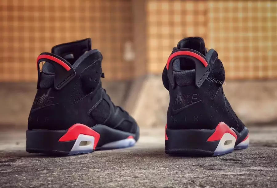 تاریخ انتشار Air Jordan 6 Black Infrared 2019 Retro 384664-060