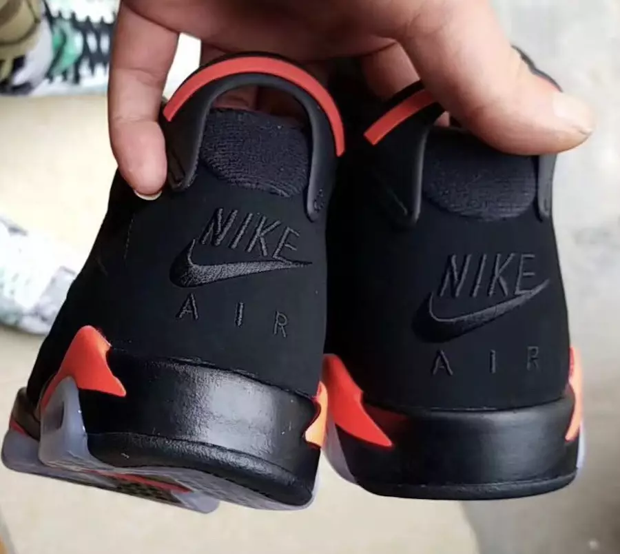 Air Jordan 6 Negro Infrarrojo 2019 Retro